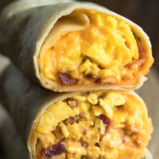 Quick Breakfast Burrito - Power Up!