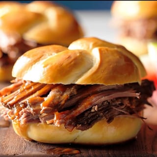 Brisket Brioche BBQ Sandwich