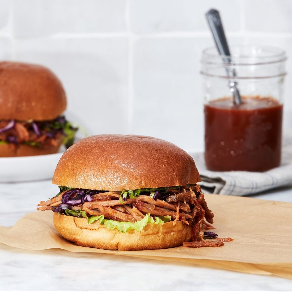 Pulled Pork Sandwich.